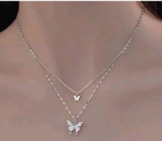 Butterfly Double Necklace