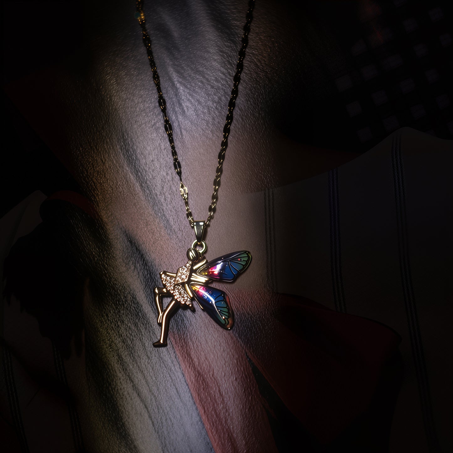 Golden Fairy Pendant