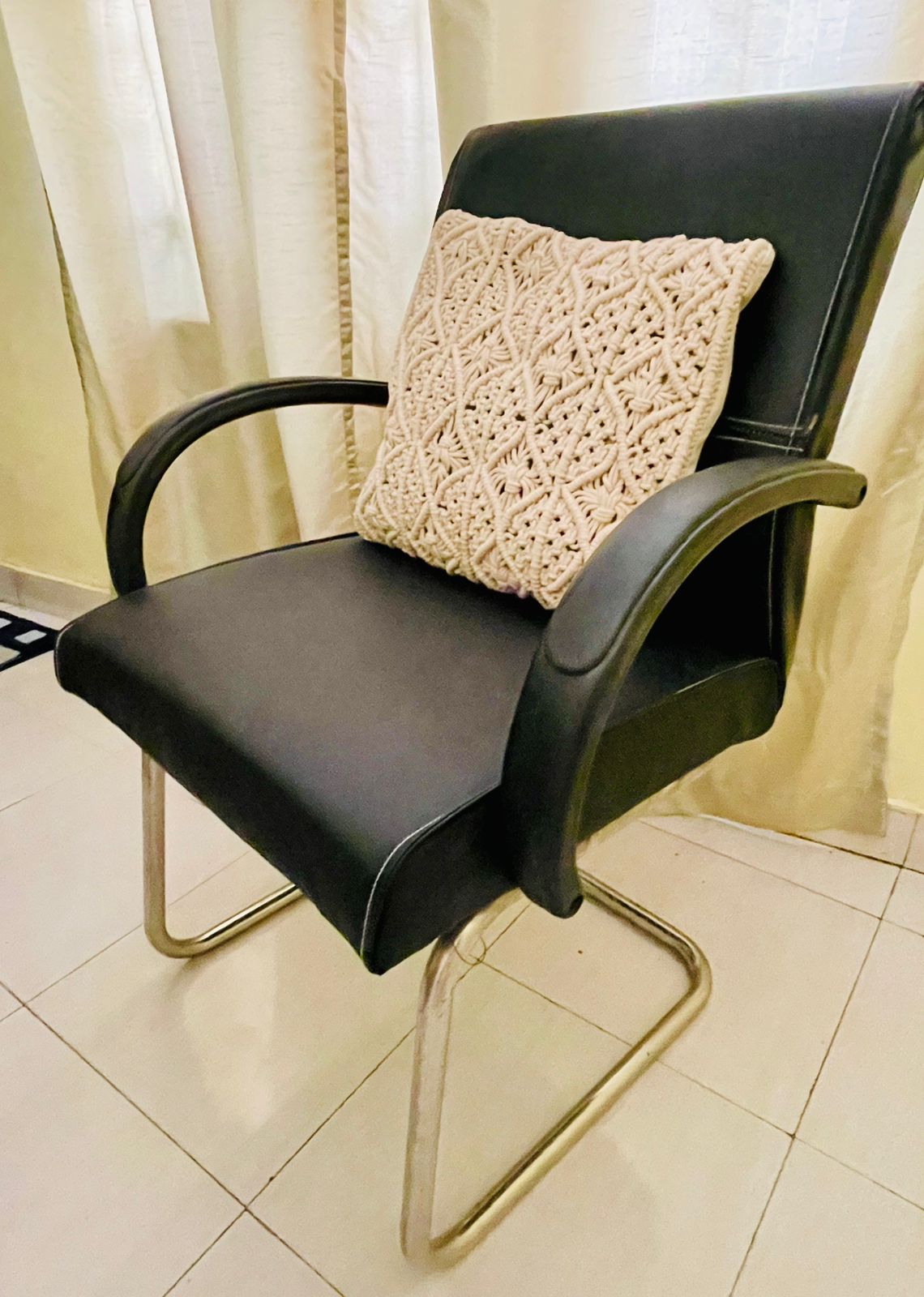 Macrame Cushion Cover by Livoxtic