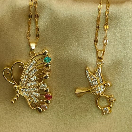 Golden Bird Pendant