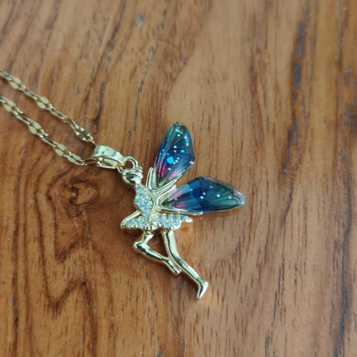 Golden Fairy Pendant