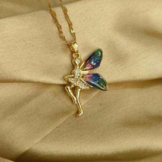 Golden Fairy Pendant