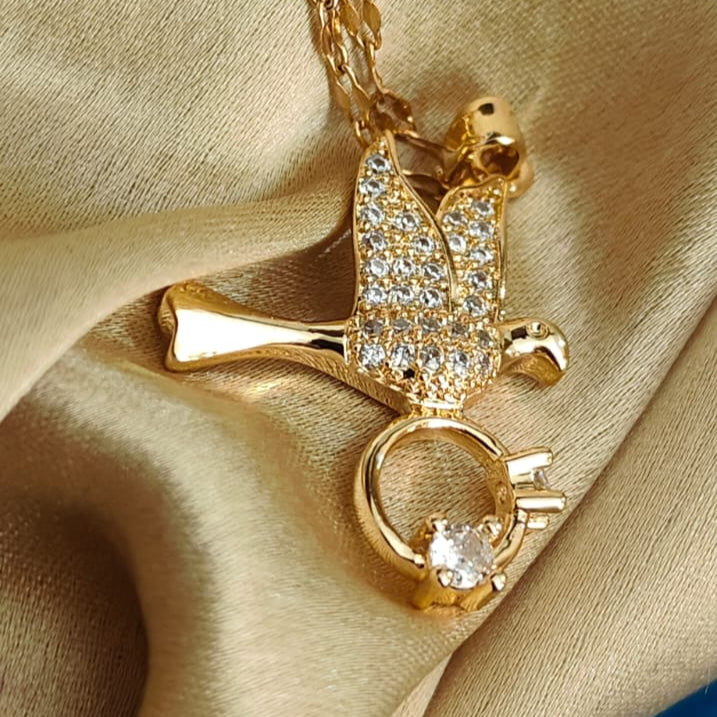 Golden Bird Pendant