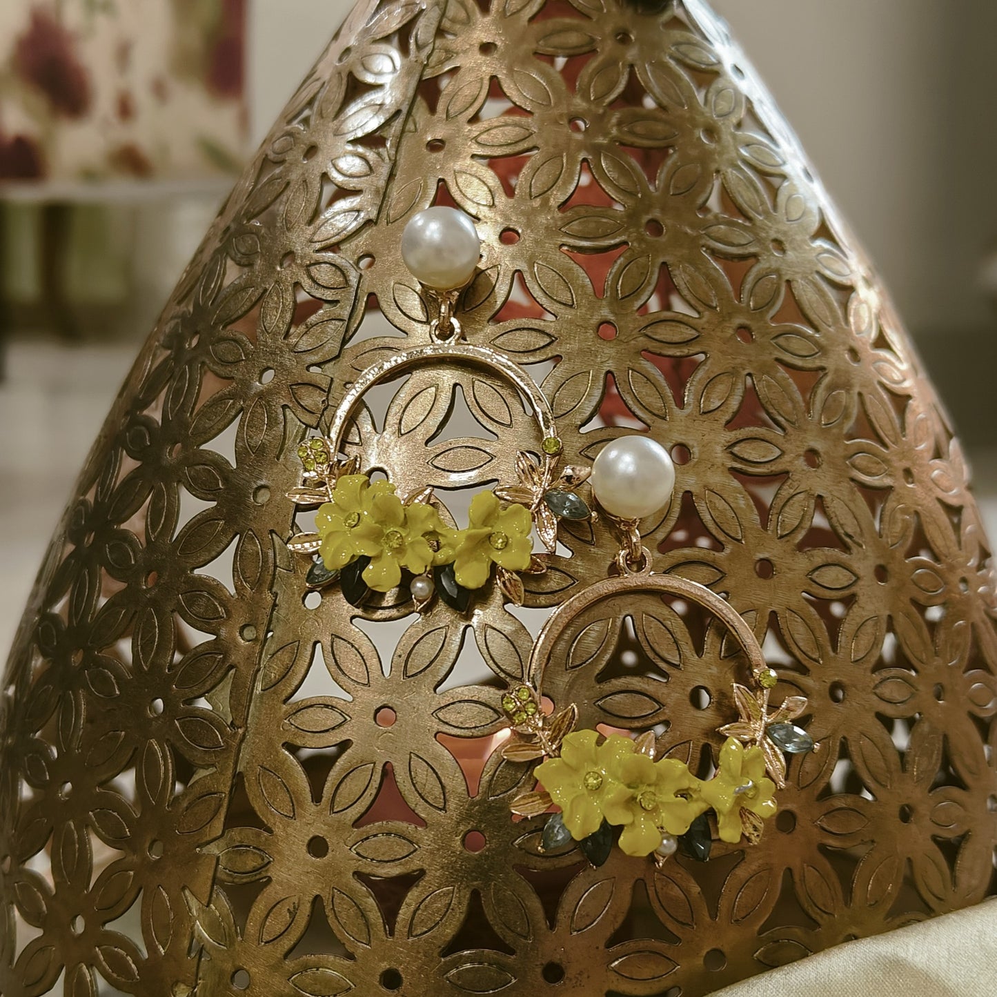 Hoops with Yellow Flowers