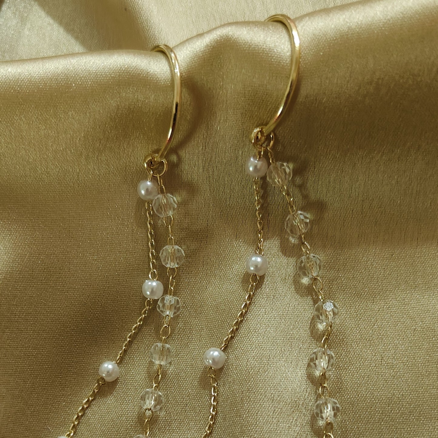 Purple Crystal Butterfly Earrings