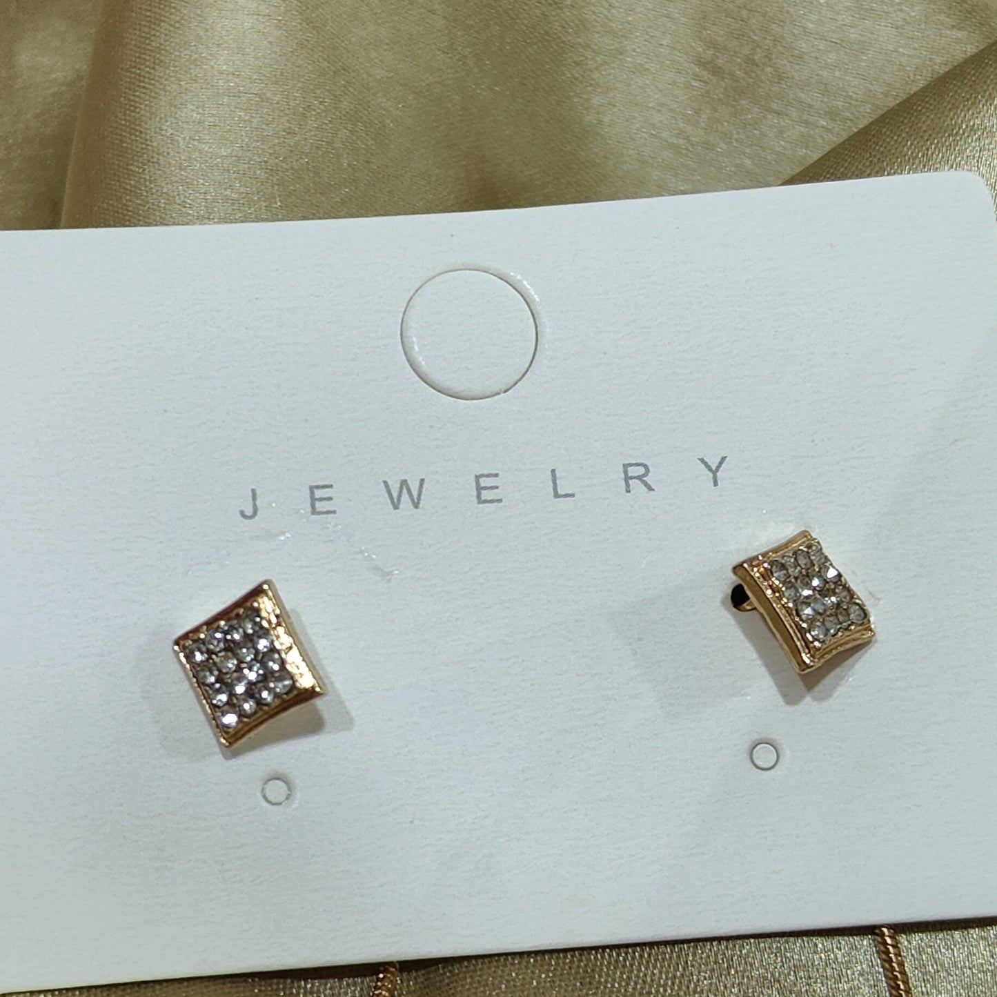 Sqaure Straight Hangling Earring