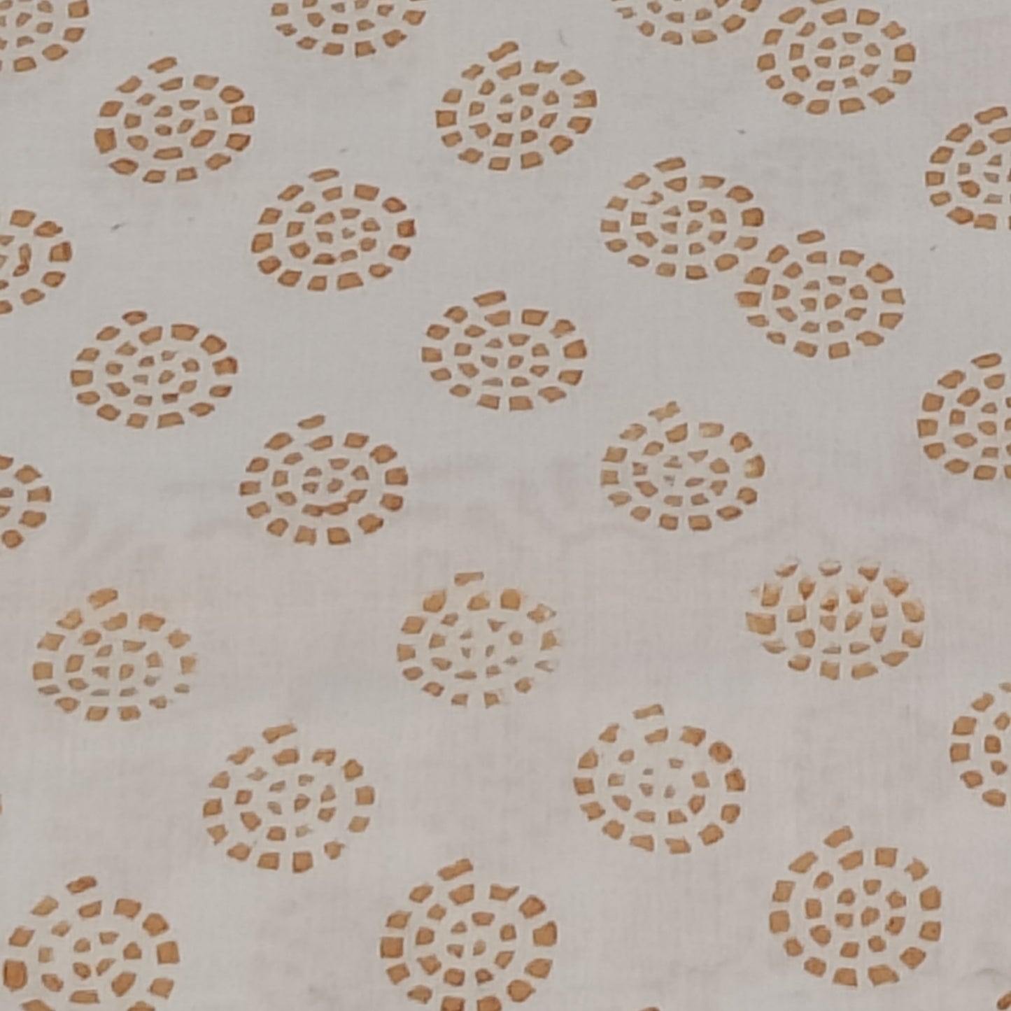 Off White Bagh Block suit material( Pure Cotton) summer wear geometric