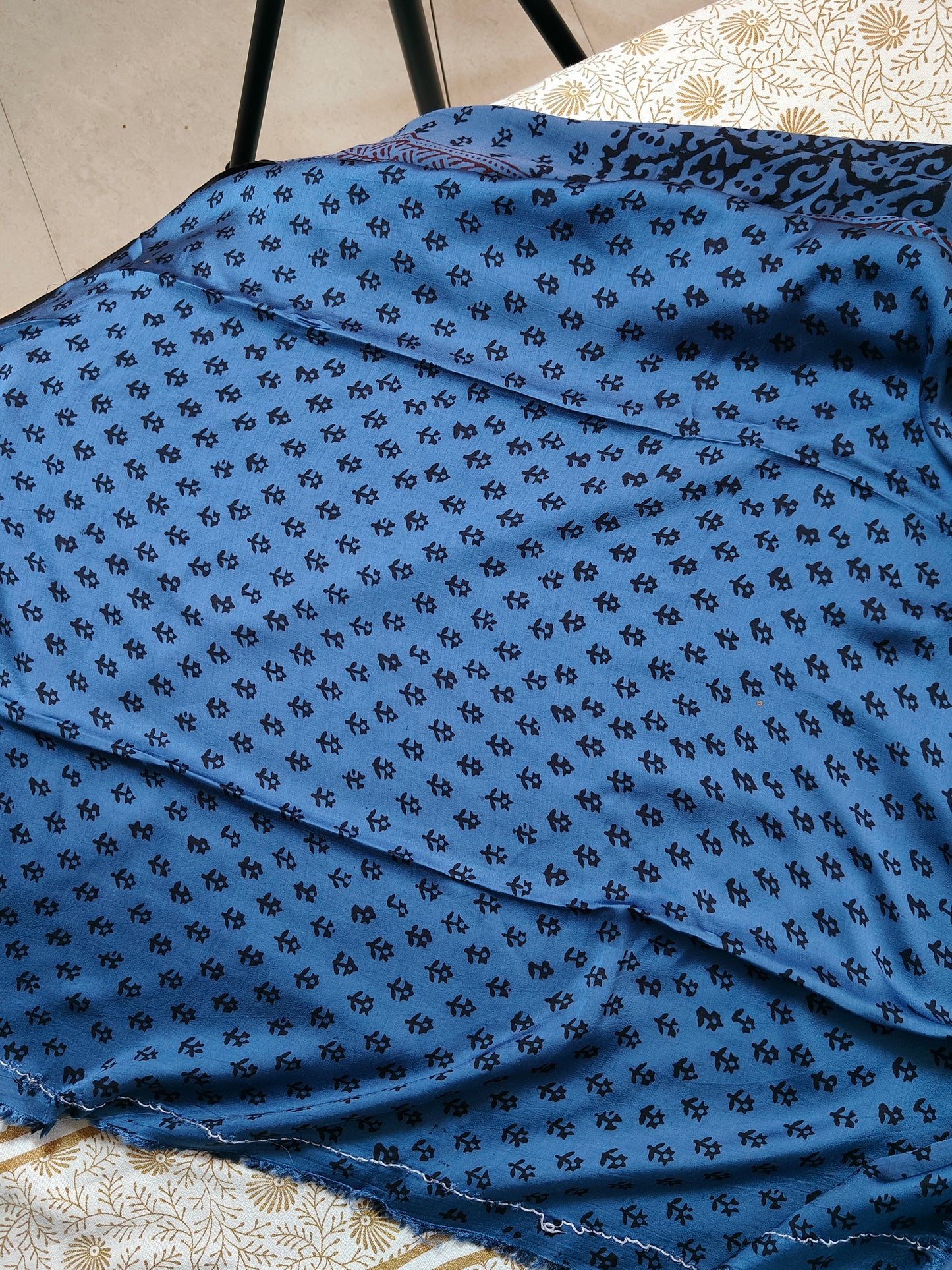 Modal Silk Saree(Blue)