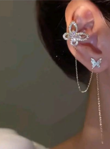 Butterfly Chain Earrings