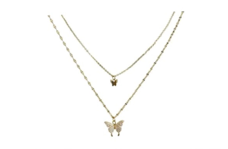 Butterfly Double Necklace