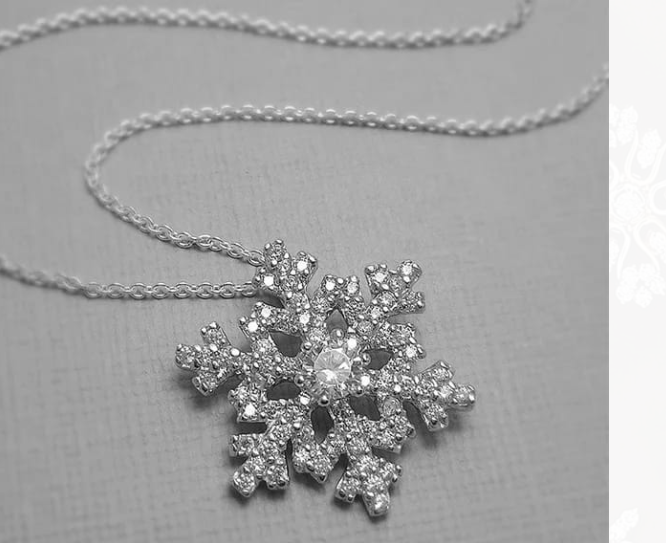 Ice Crystal pendant set