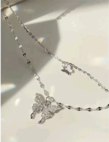 Butterfly Double Necklace