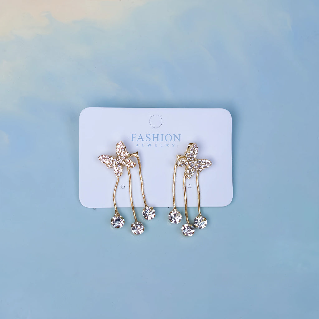 Butterfly Crystal Danglers
