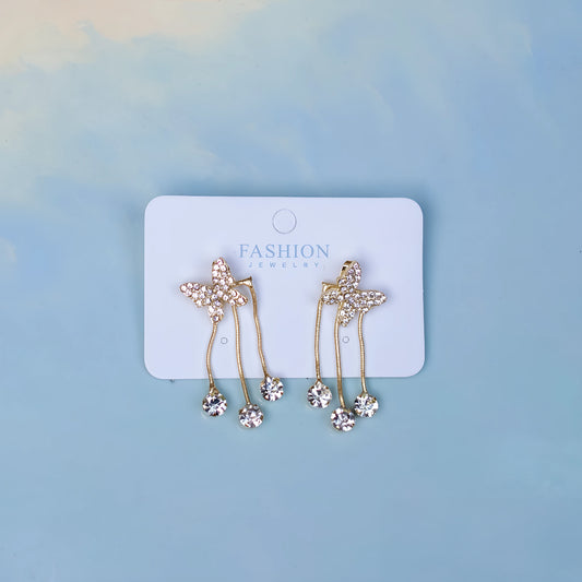 Butterfly Crystal Danglers