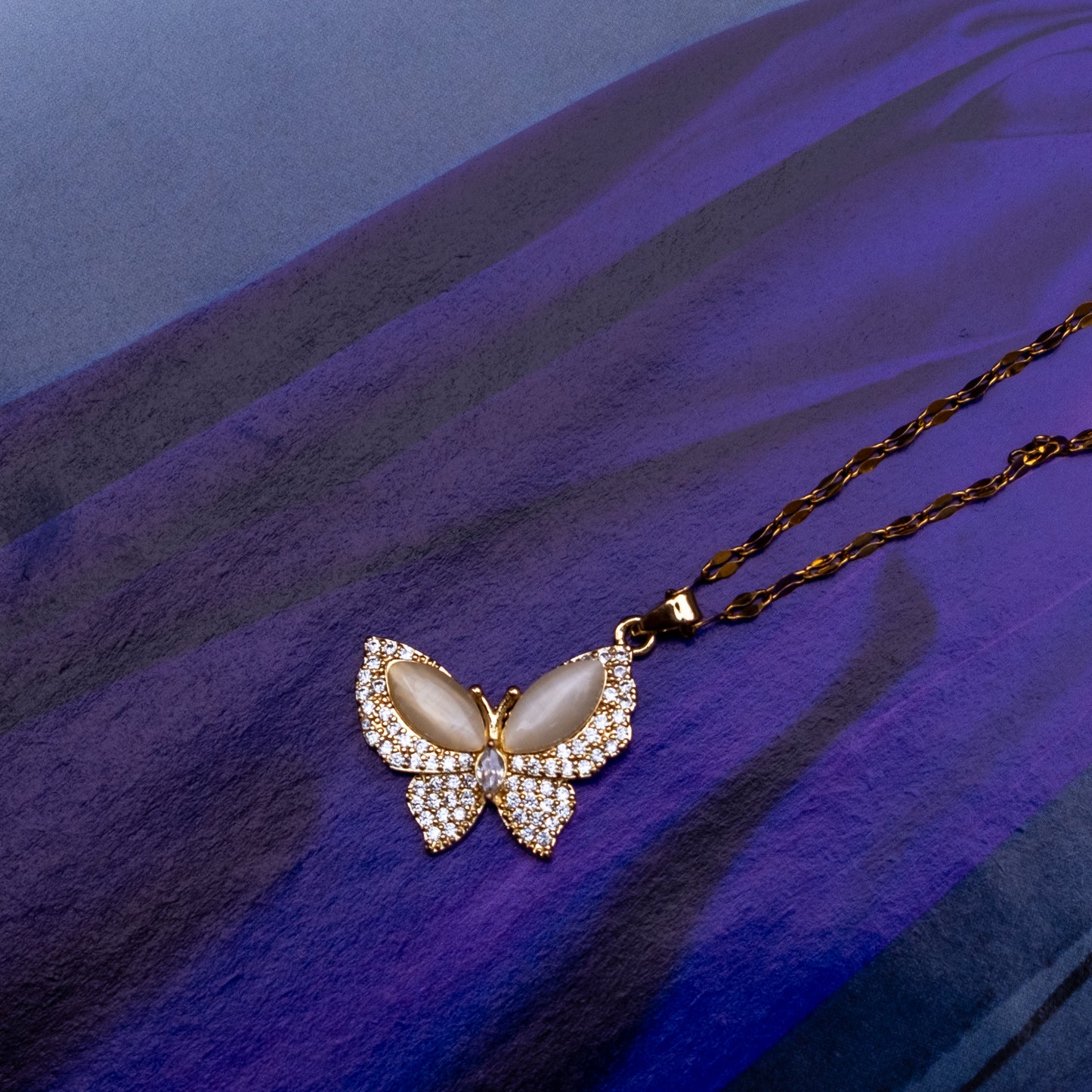 Golden Butterfly Pendant
