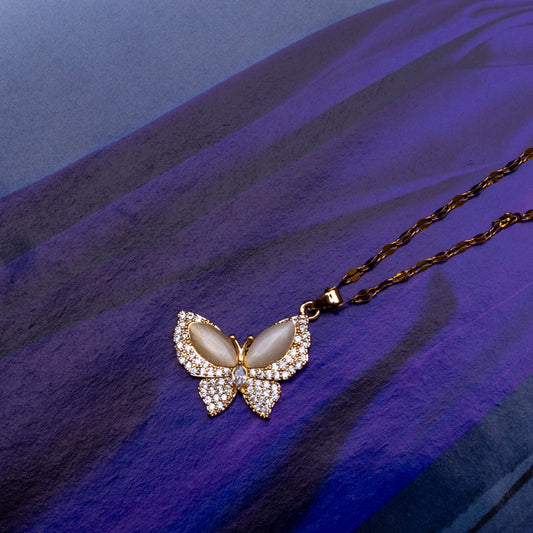 Golden Butterfly Pendant