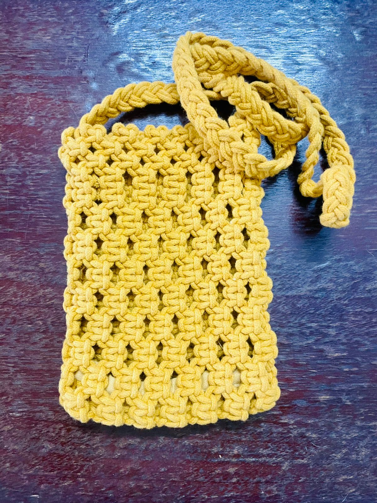 Macrame Mobile Sling Bag by Livoxtic