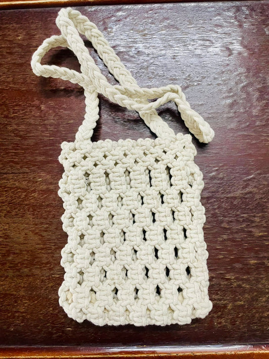 Macrame Mobile Sling Bag by Livoxtic