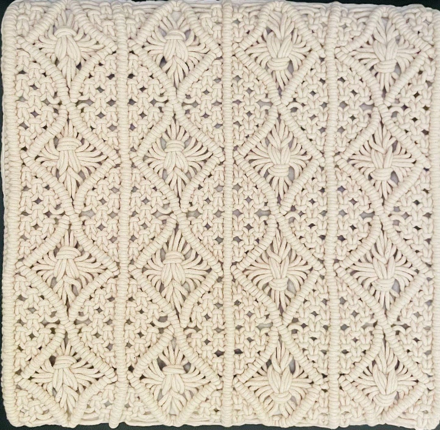 Macrame Cushion Cover by Livoxtic